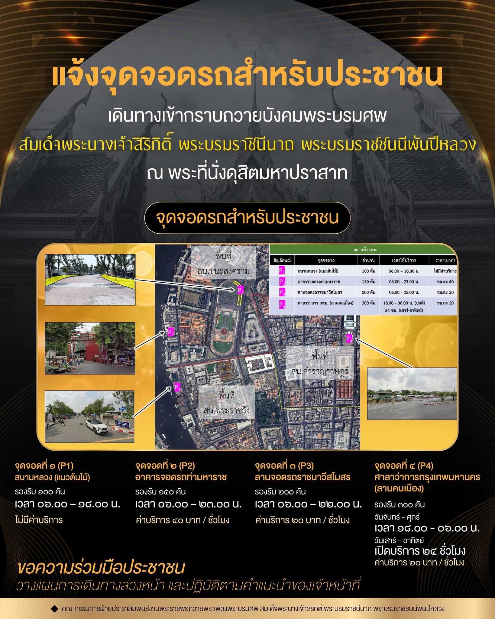 กองอำนวยการร่วมและติดตามสถานการณ์ การรักษาความปลอดภัยและจัดการจราจร งานพระราชพิธีถวายพระเพลิงพระบรมศพ