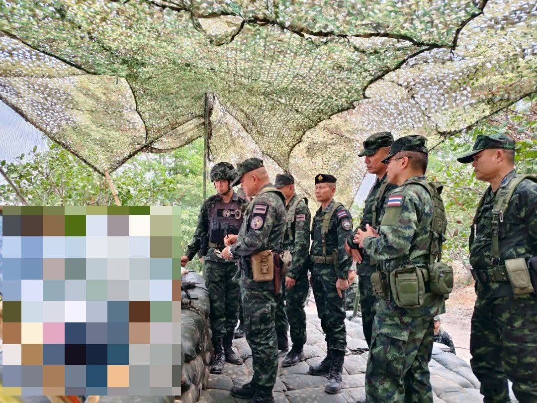 แม่ทัพภาคที่ 2 ลงพื้นที่ตรวจเยี่ยมการปฏิบัติภารกิจสนามชายแดน ไทย - กัมพูชา