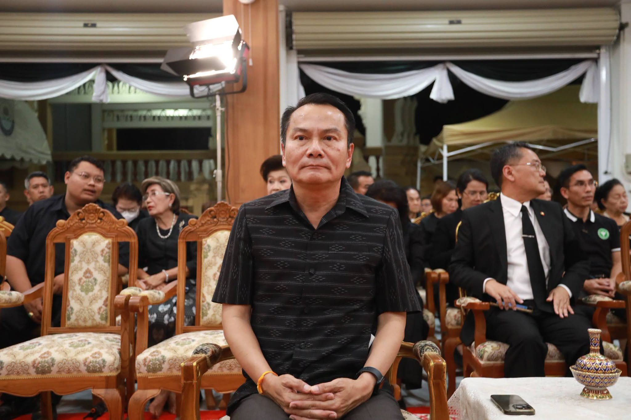 พิธีสวดพระอภิธรรม นายชัยวัฒน์ บุญชวลิต รองอธิบดีกรมประชาสัมพันธ์ คืนที่ 5