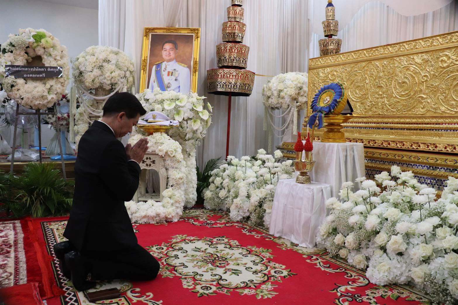 พิธีสวดพระอภิธรรม นายชัยวัฒน์ บุญชวลิต รองอธิบดีกรมประชาสัมพันธ์ คืนที่ 9